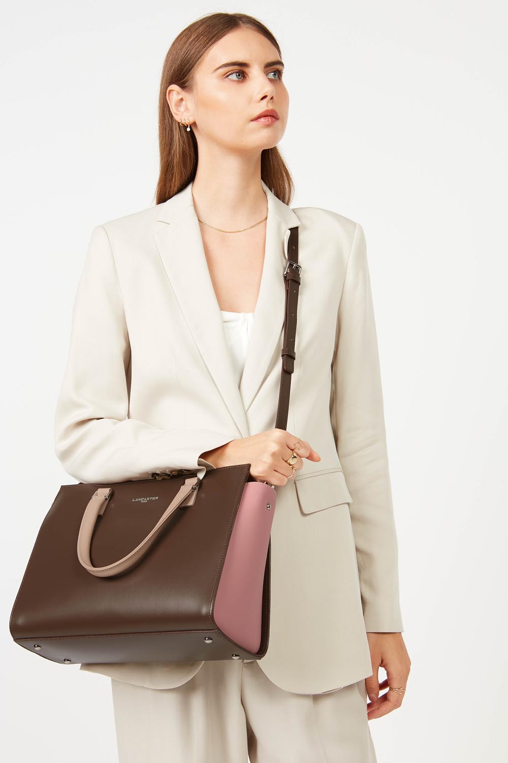 grand sac cabas main - smooth