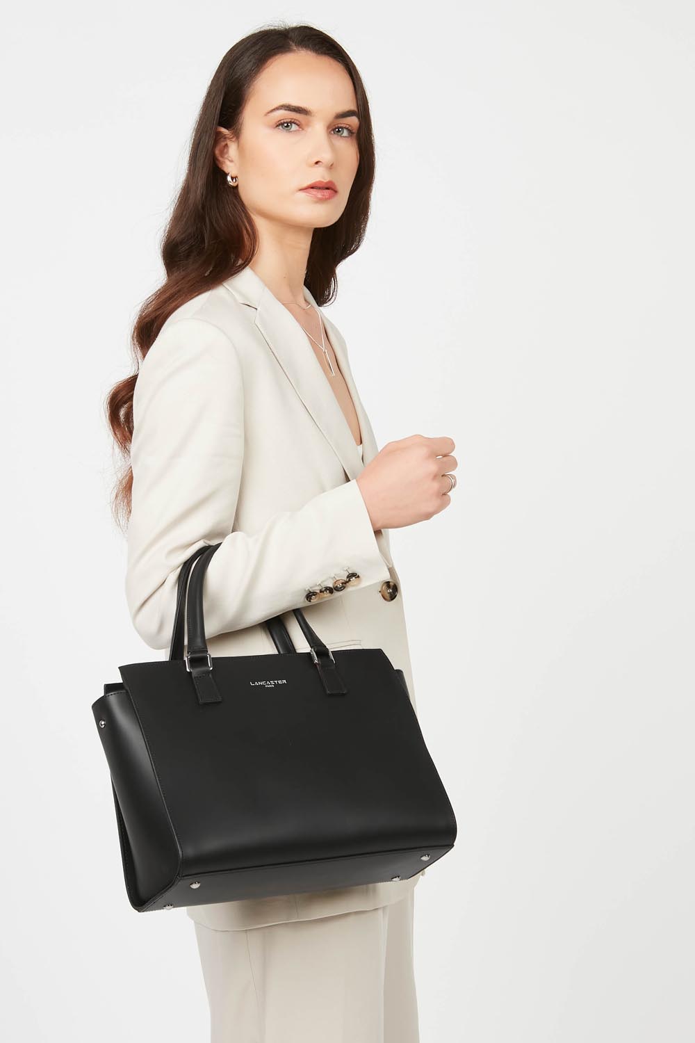 grand sac cabas main - smooth
