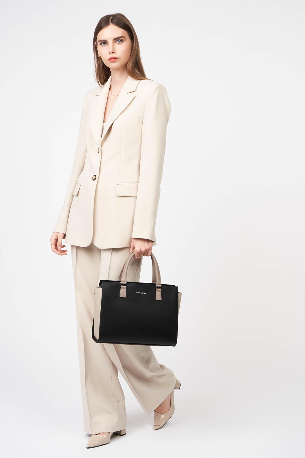 grand sac cabas main - smooth