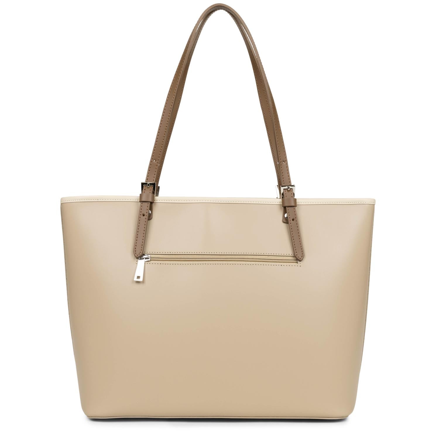 grand sac cabas épaule - smooth