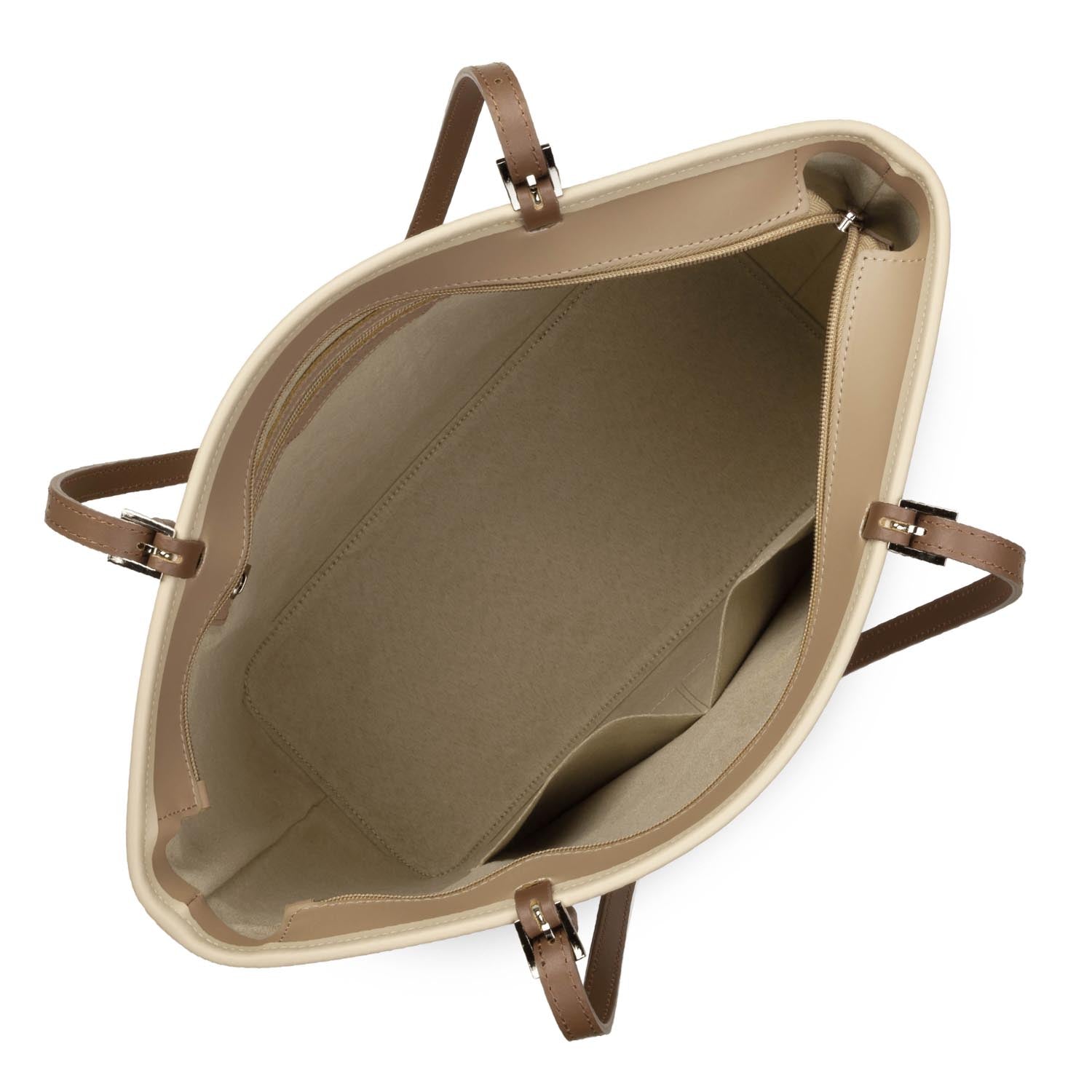 grand sac cabas épaule - smooth