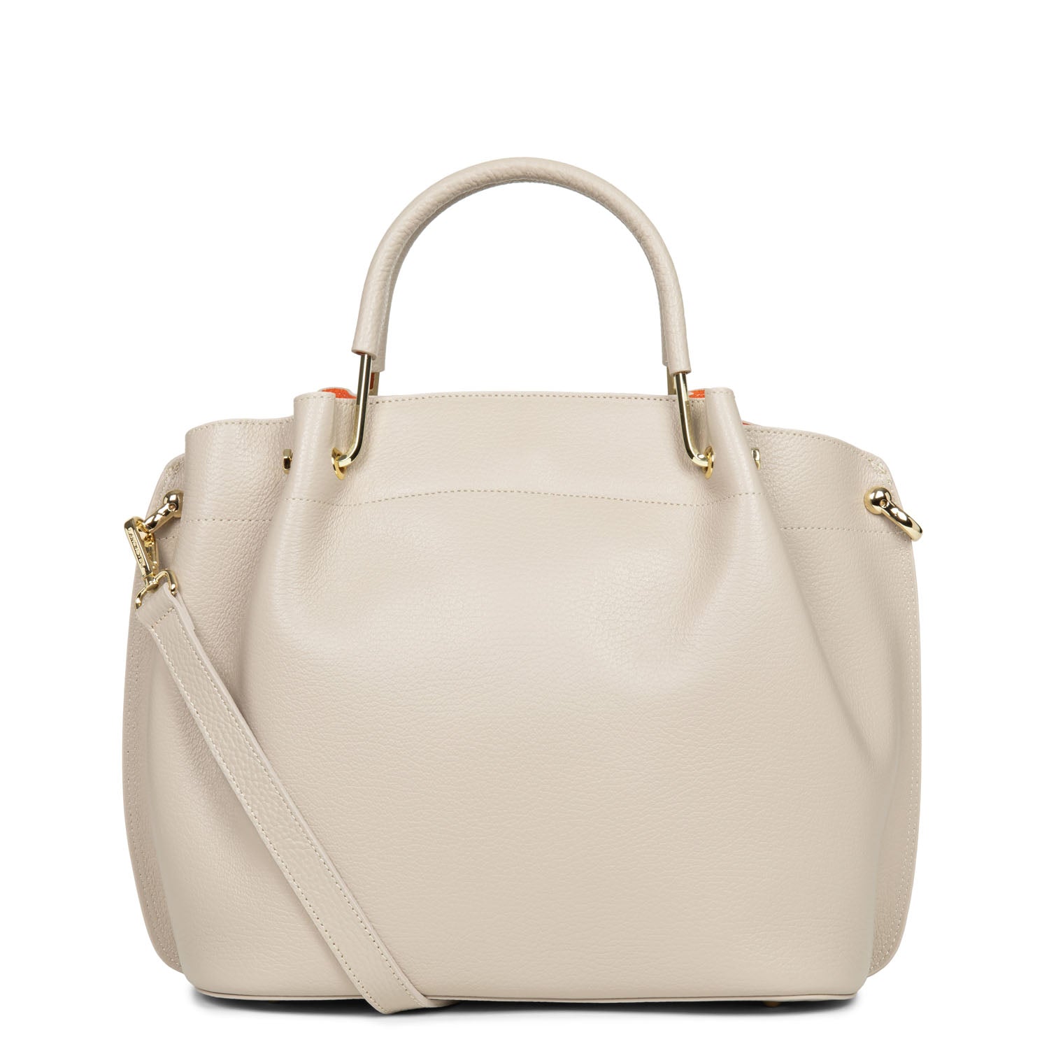 grand sac à main - foulonné double