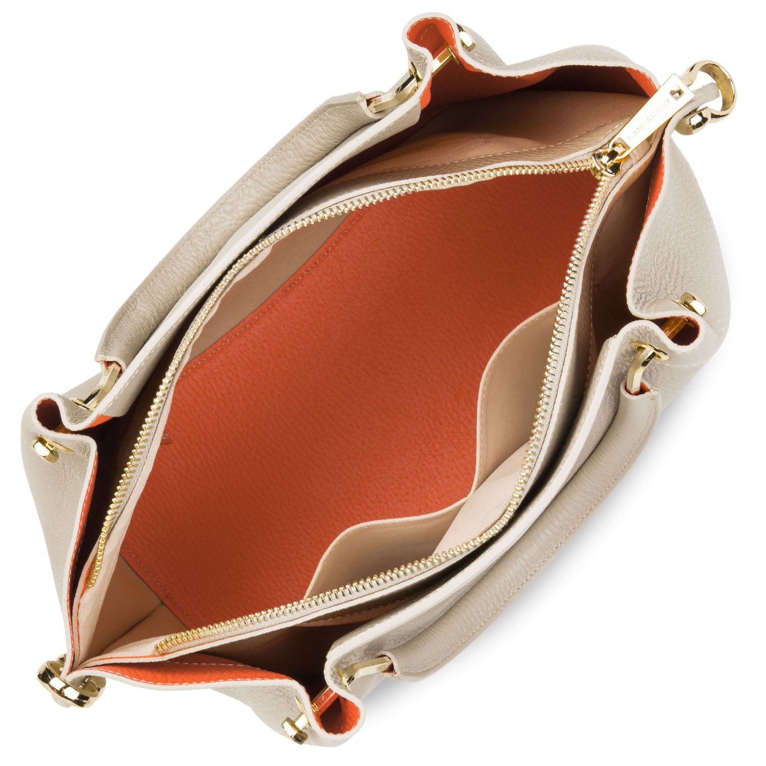 grand sac à main - foulonné double