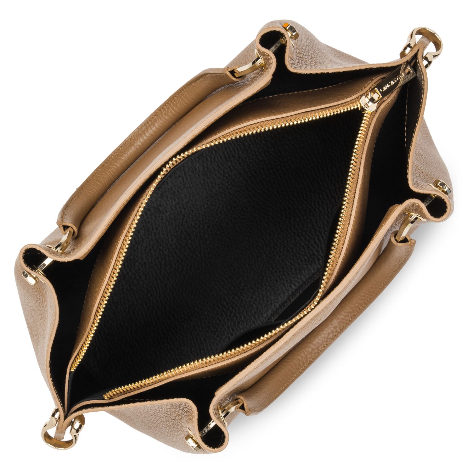 grand sac à main - foulonné double