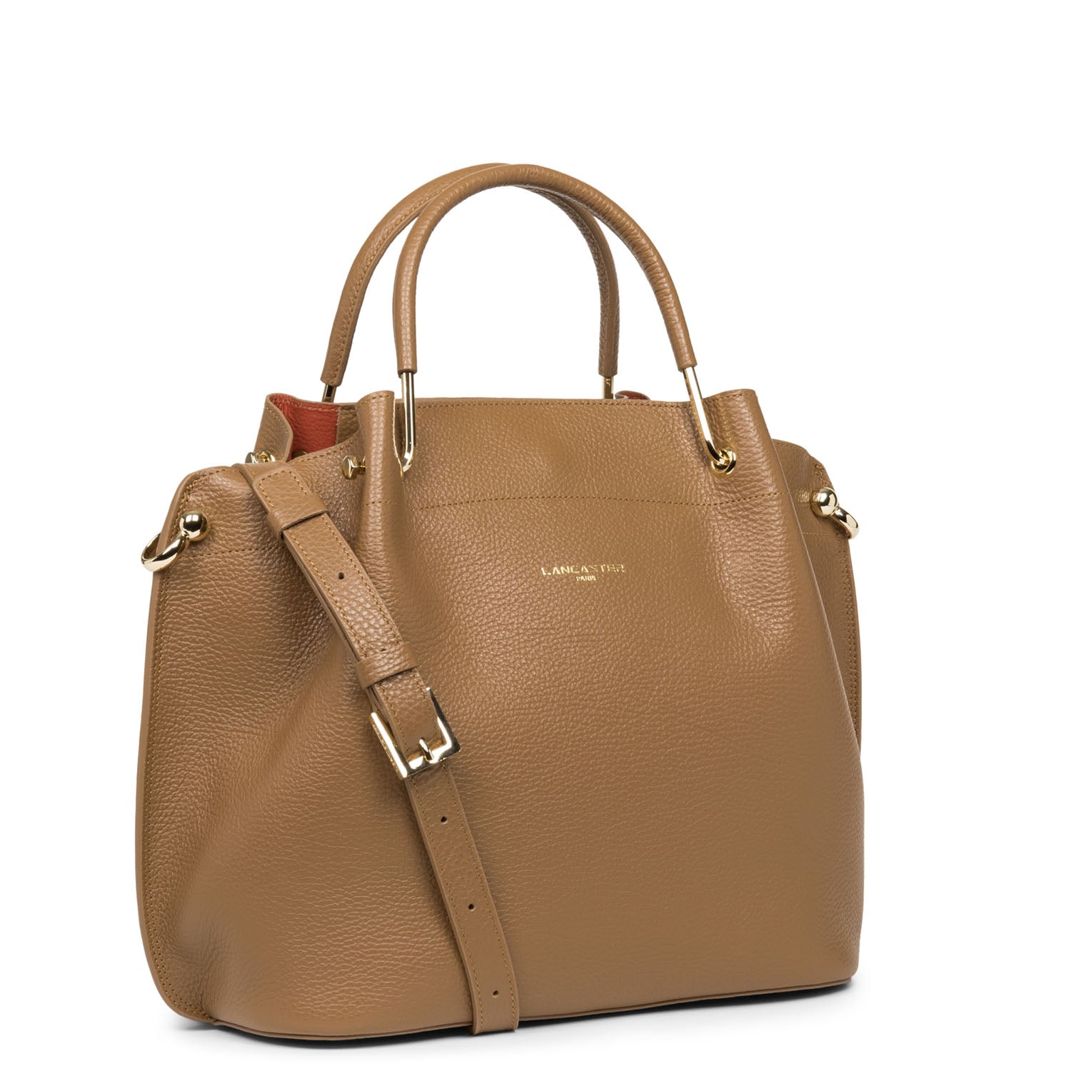 grand sac à main - foulonné double