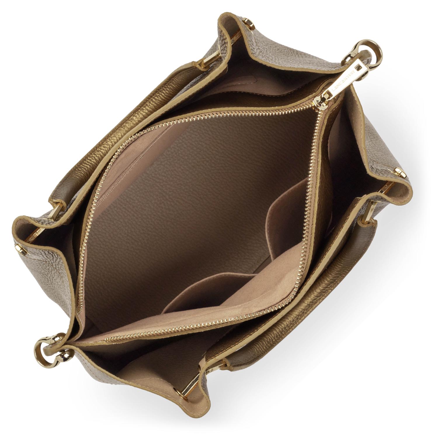 grand sac à main - foulonné double