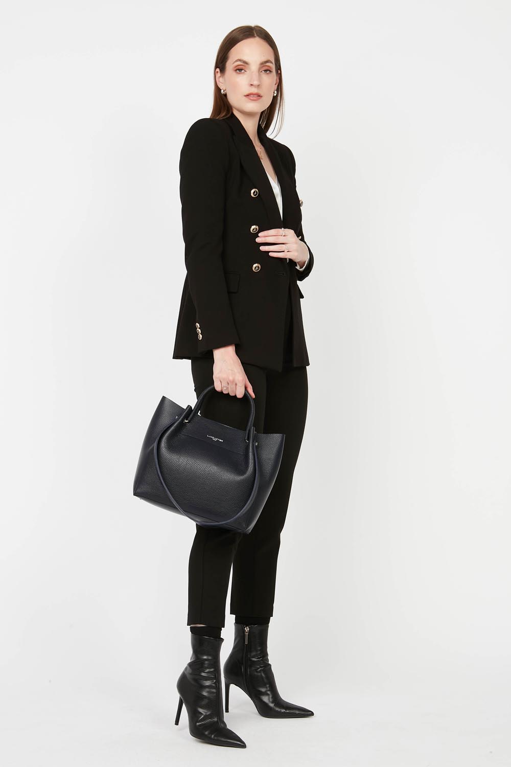 sac cabas épaule - foulonné double