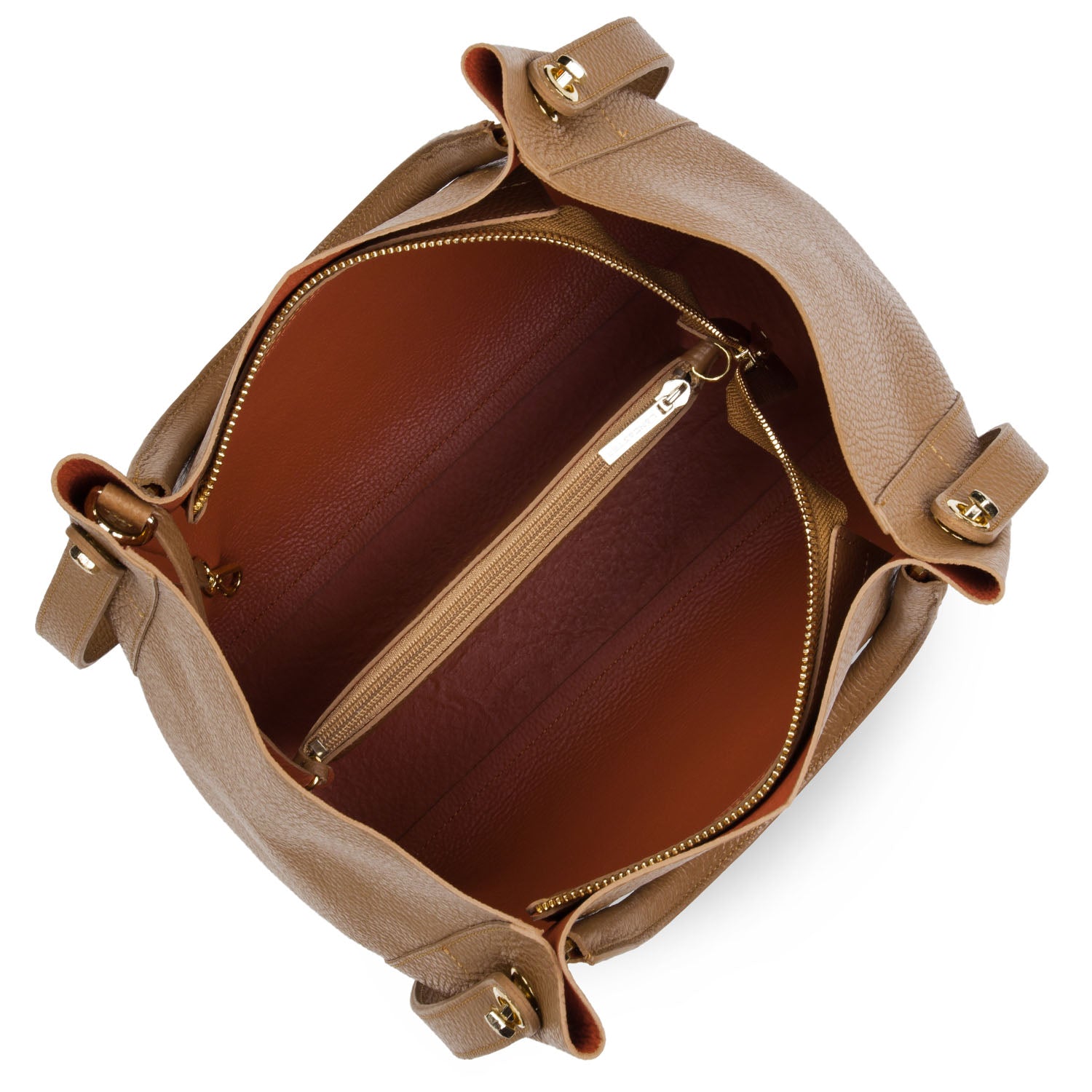 sac cabas épaule - foulonné double