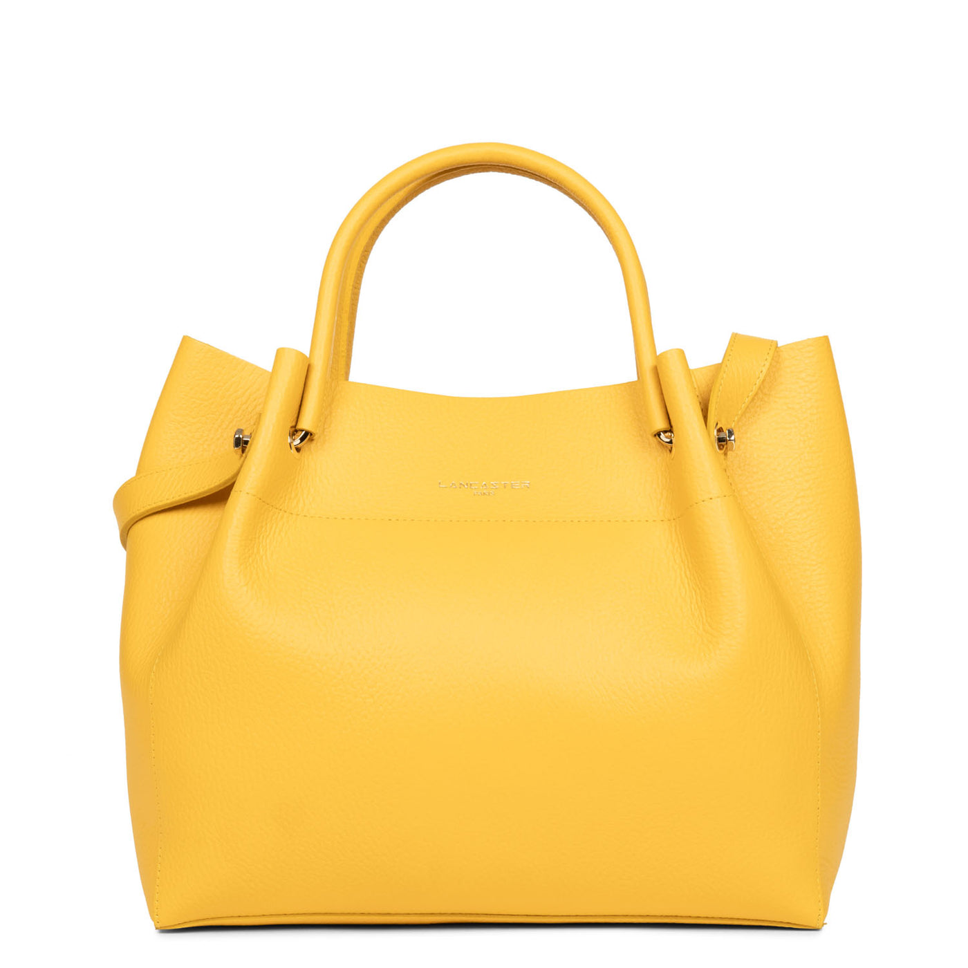 sac cabas épaule - foulonné double #couleur_jaune-in-or