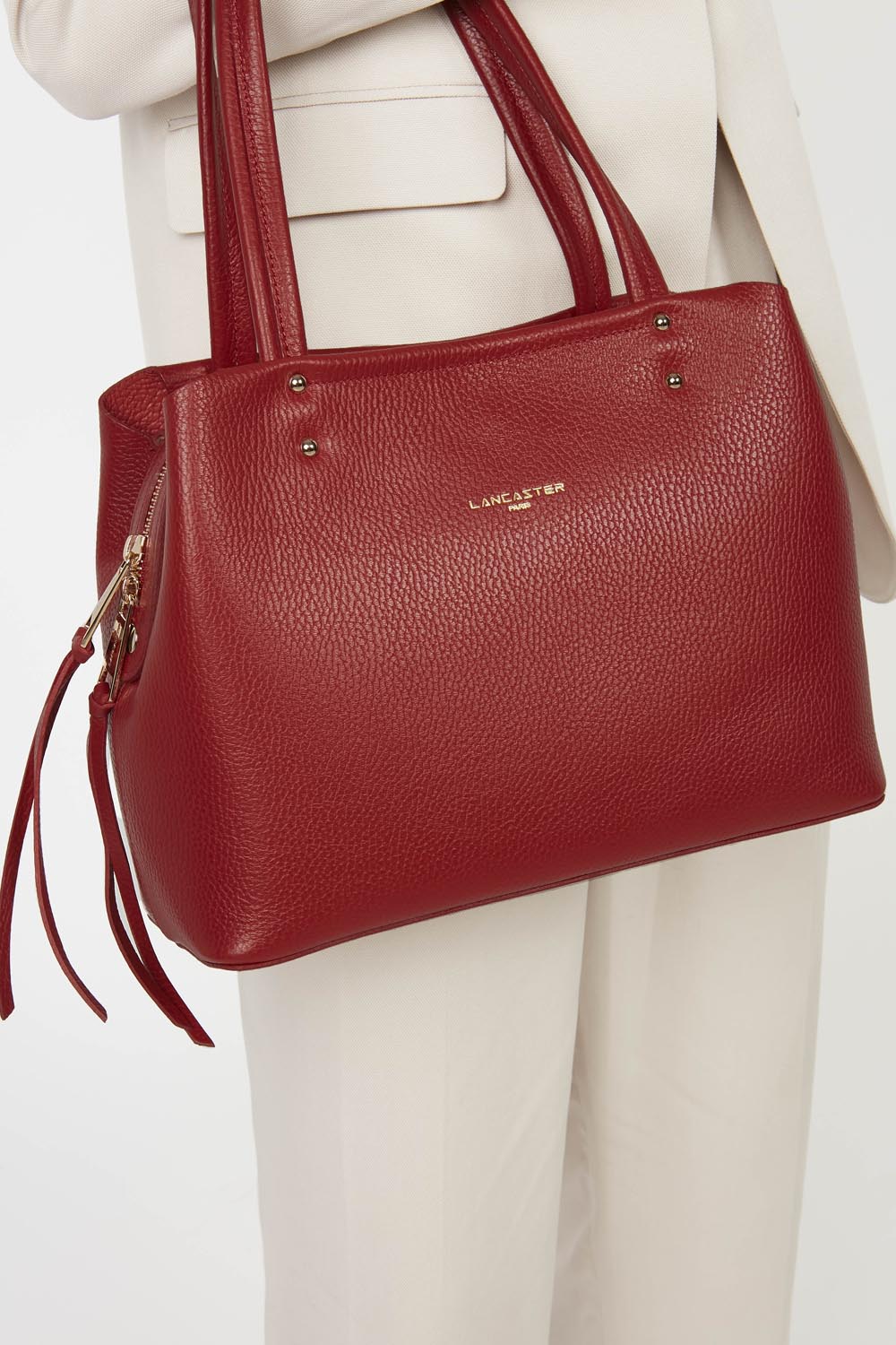 sac cabas épaule - foulonné double