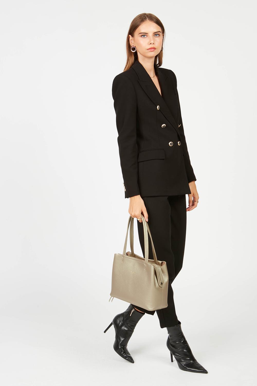 sac cabas épaule - foulonné double