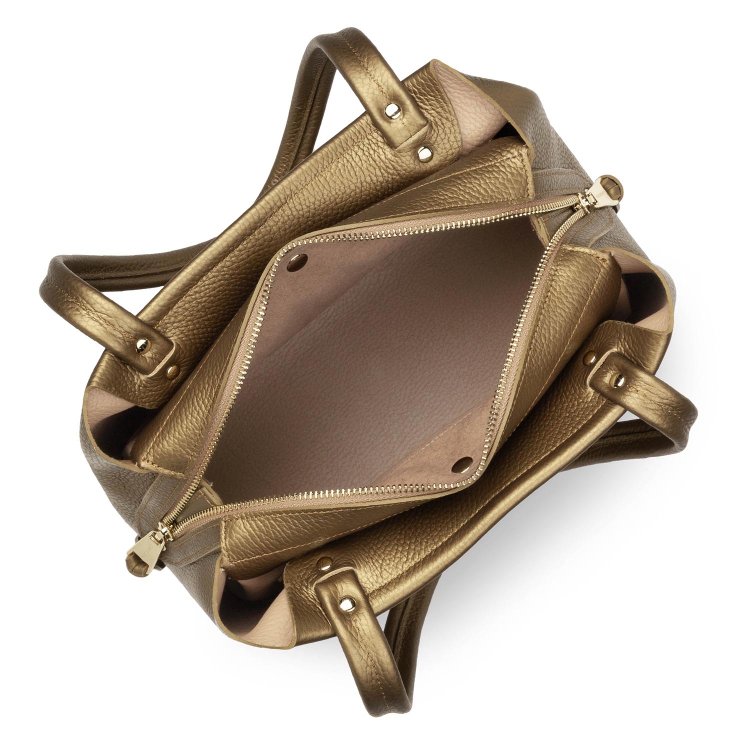 sac cabas épaule - foulonné double