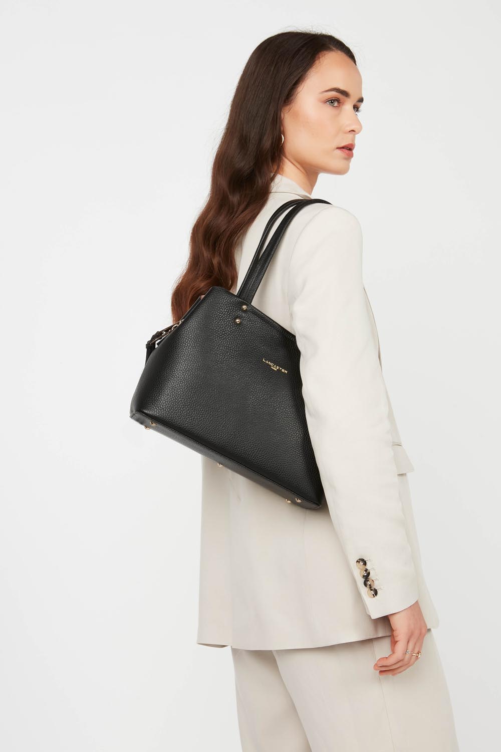 sac cabas épaule - foulonné double