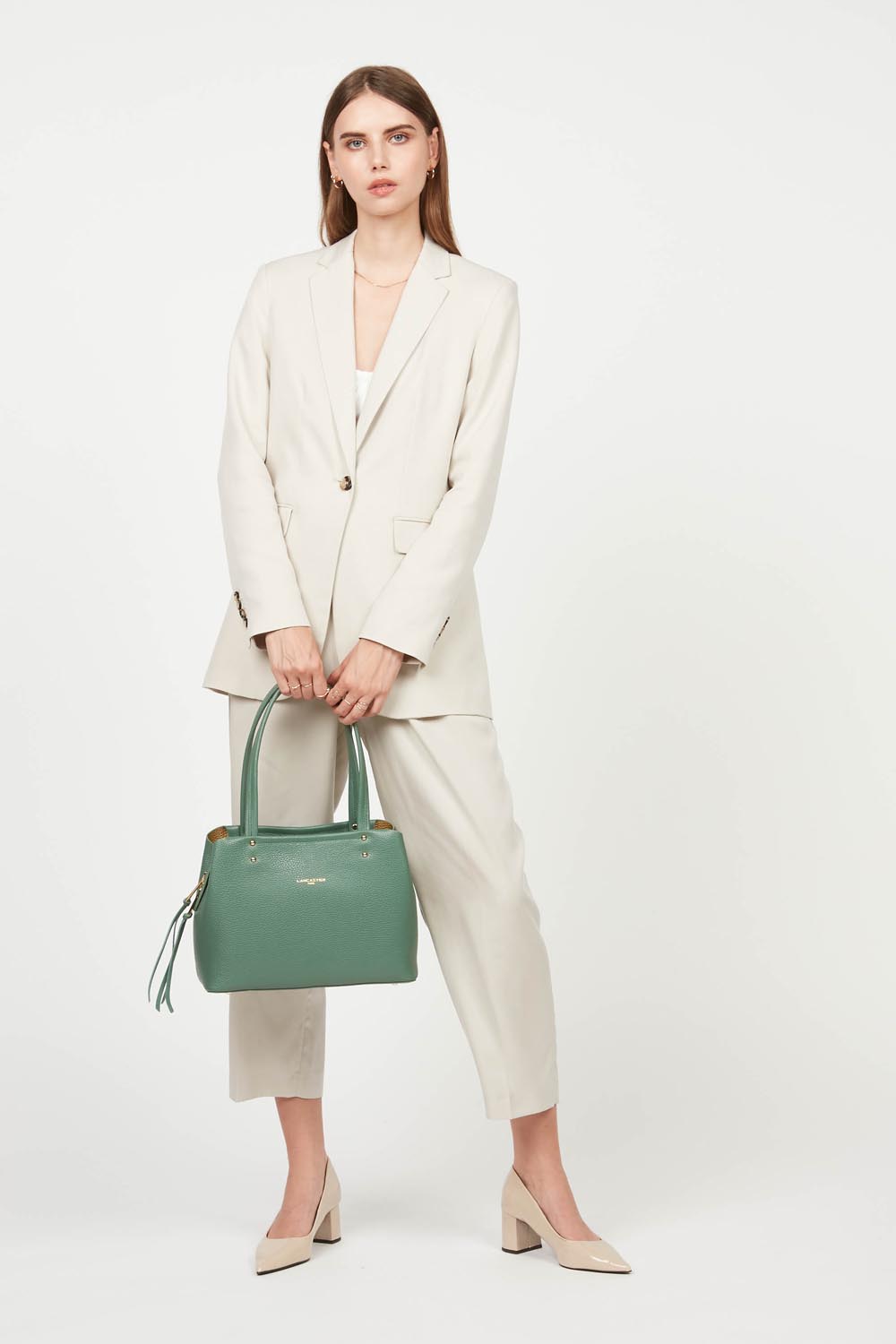 sac cabas épaule - foulonné double