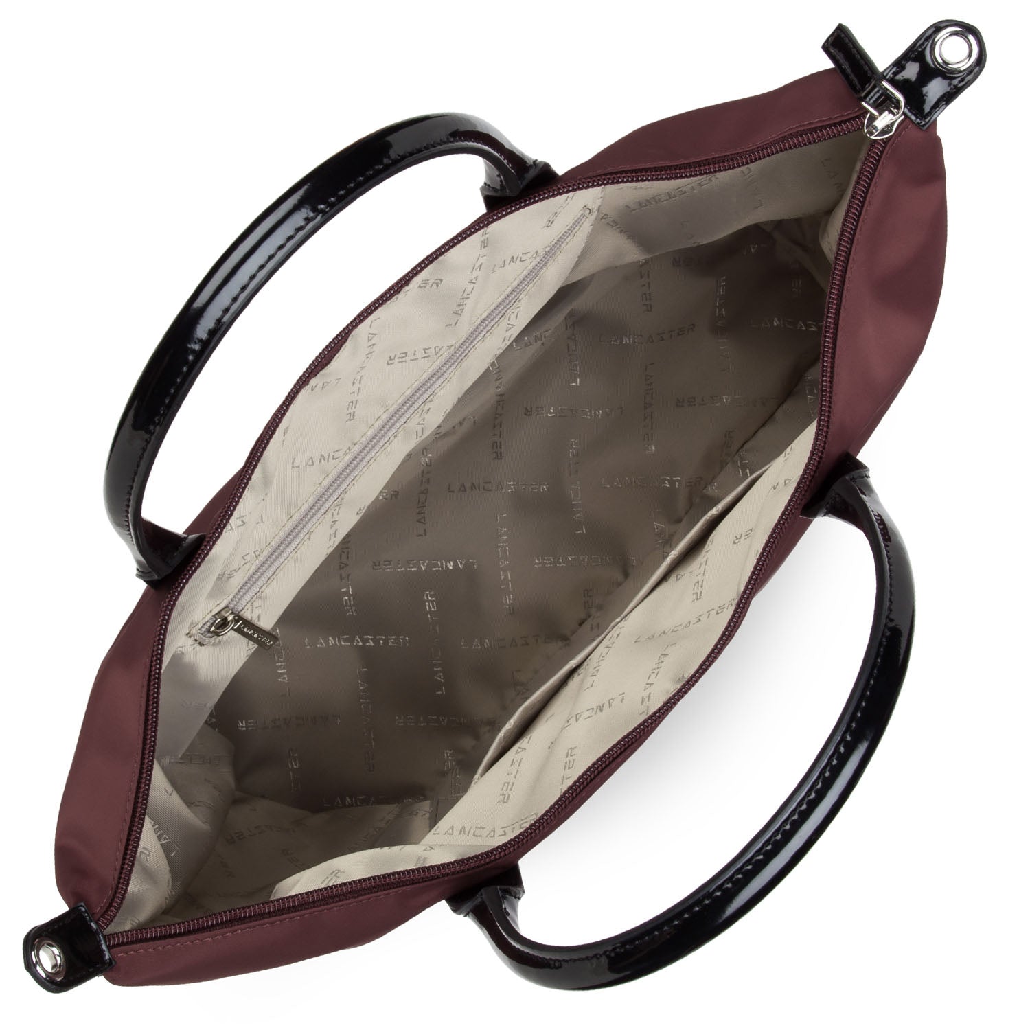 grand sac cabas main - basic verni