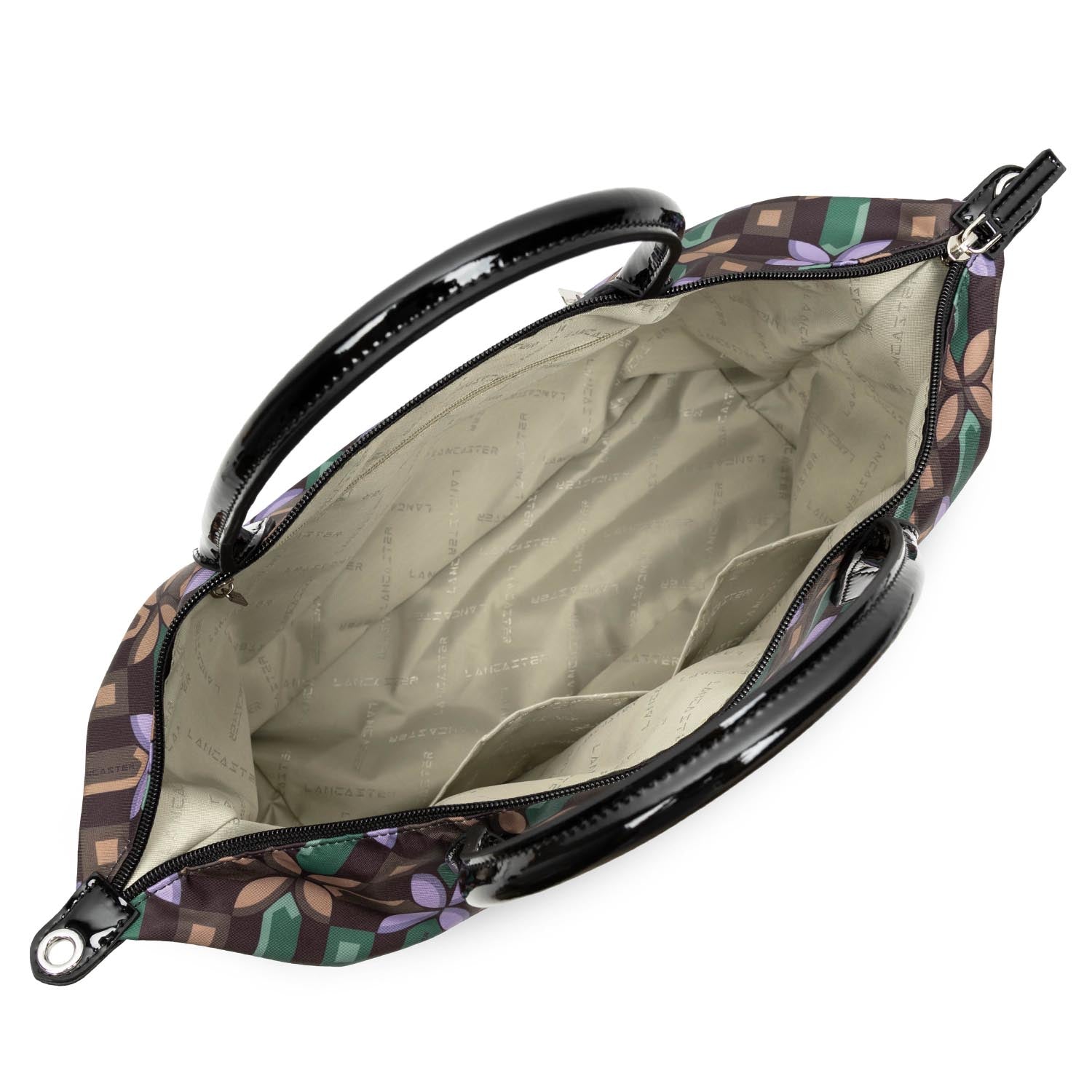 grand sac cabas main - basic verni