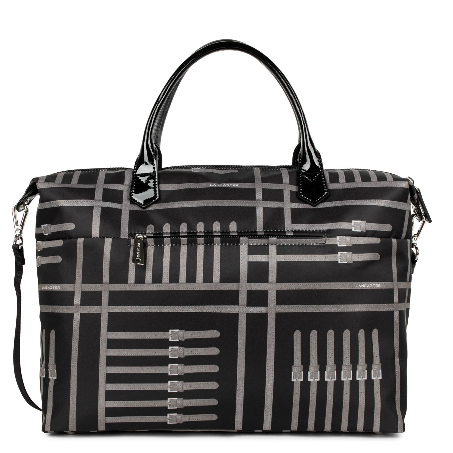 grand sac cabas main - basic verni