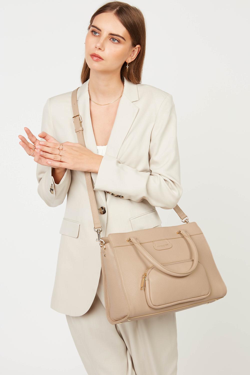 grand sac cabas main - dune