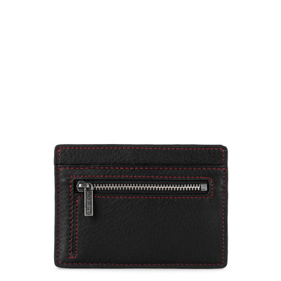 porte-cartes - soft vintage homme #couleur_noir-rouge