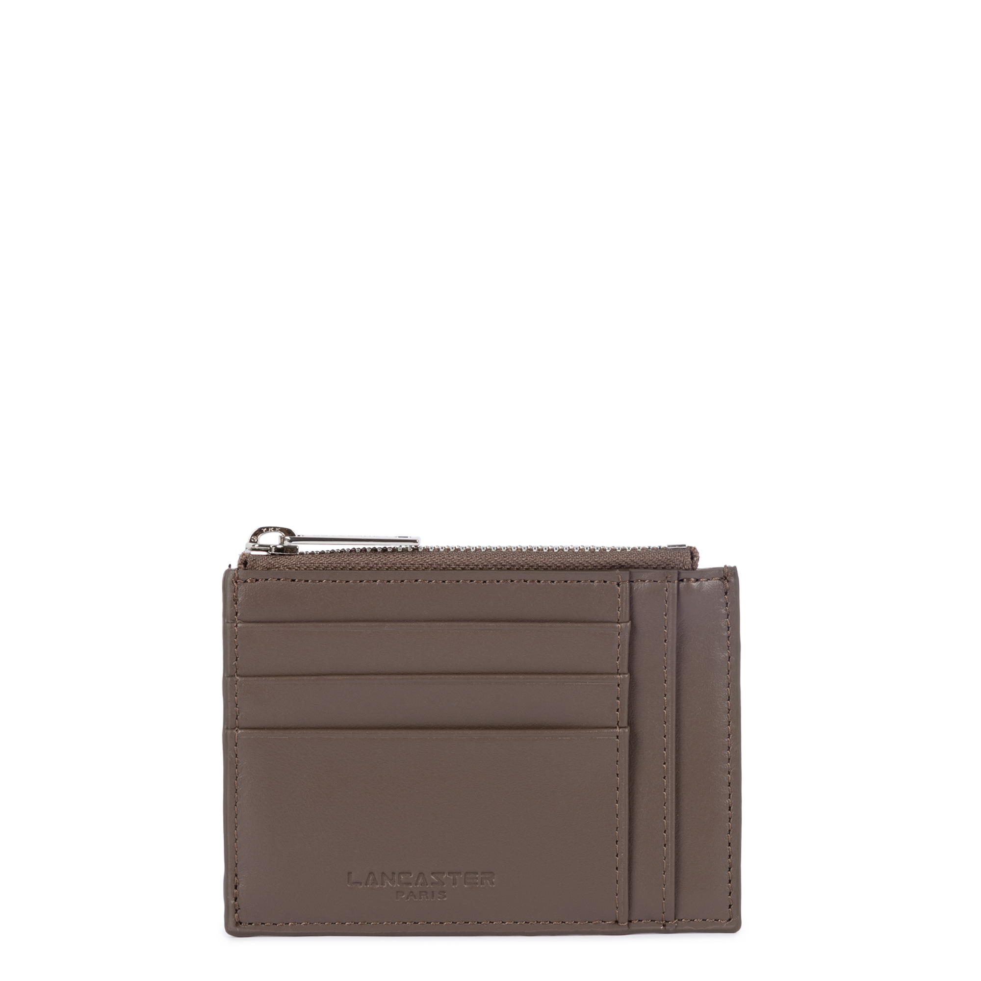 Porte-cartes Femme Vert En Cuir - Mince Et Léger - Portefeuille Compact Pour Quelques Cartes - 6