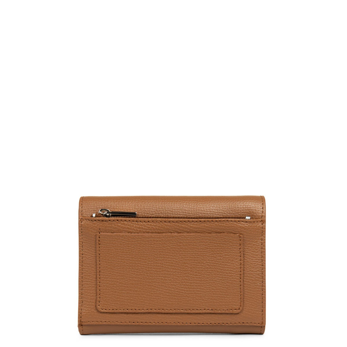 Portefeuille Lancaster En Cuir Véritable Marron - Fait Main, Occasion Très Bon état, Fermeture éclair