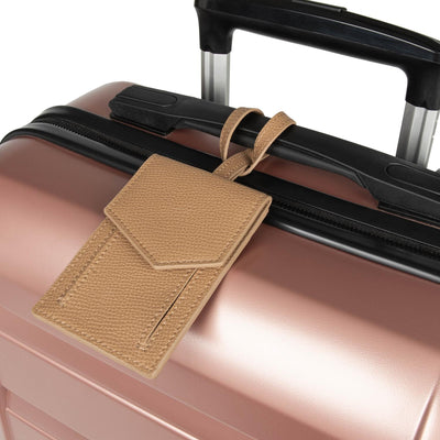 etiquette bagage - zoé accessoires #couleur_ambre