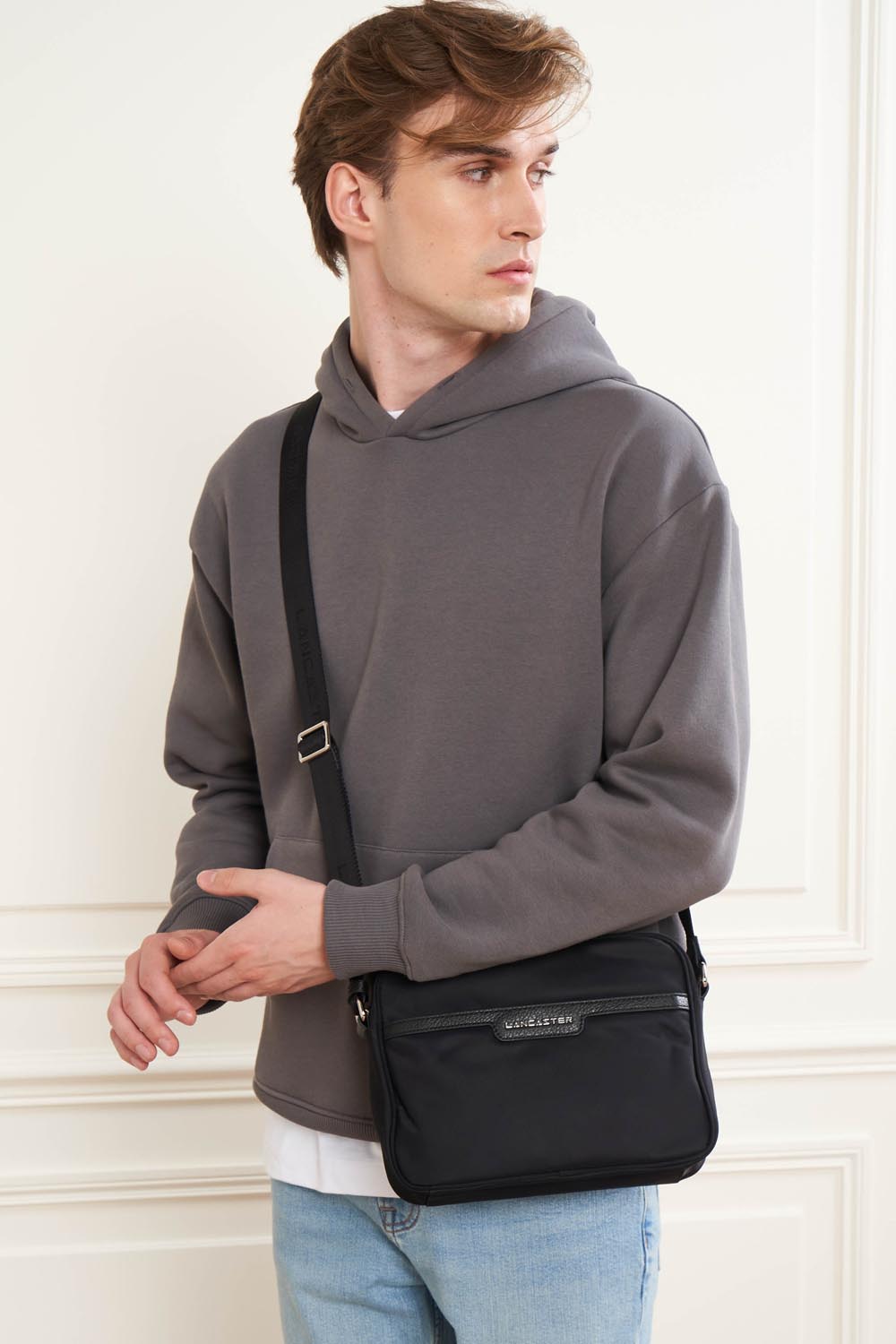 sac reporter - basic premium homme #couleur_noir