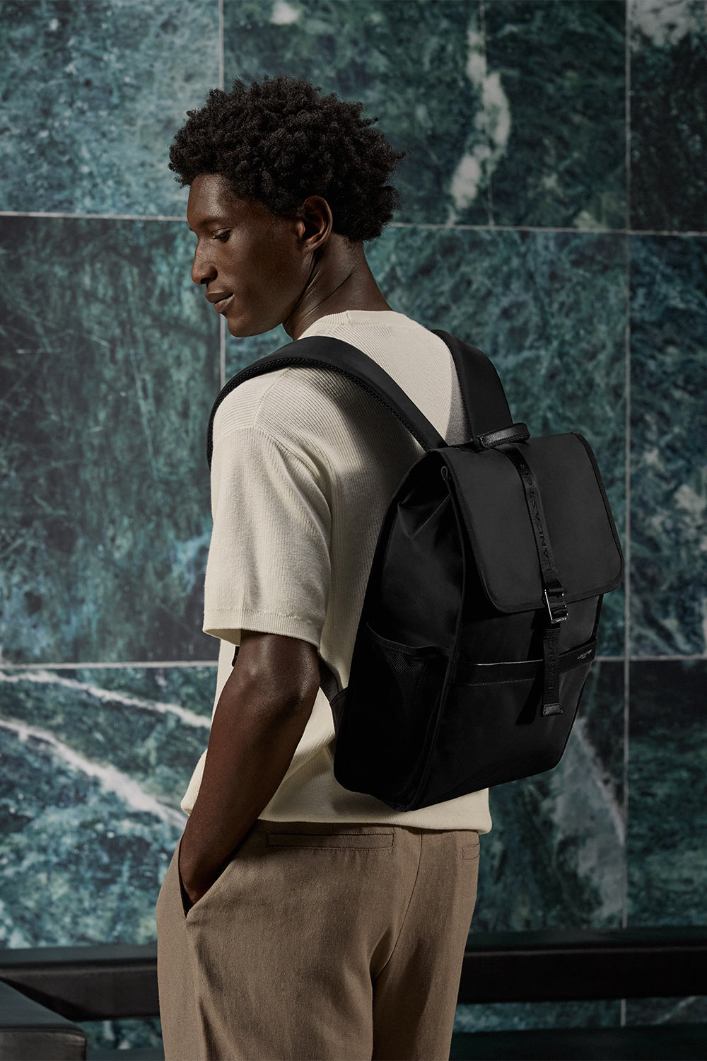 Sac à Dos Et Sac Bandoulière En Cuir Pour Homme - Idéal Pour La Randonnée, Les Voyages Et Le Quotidien - Design élégant Et Anti-vol