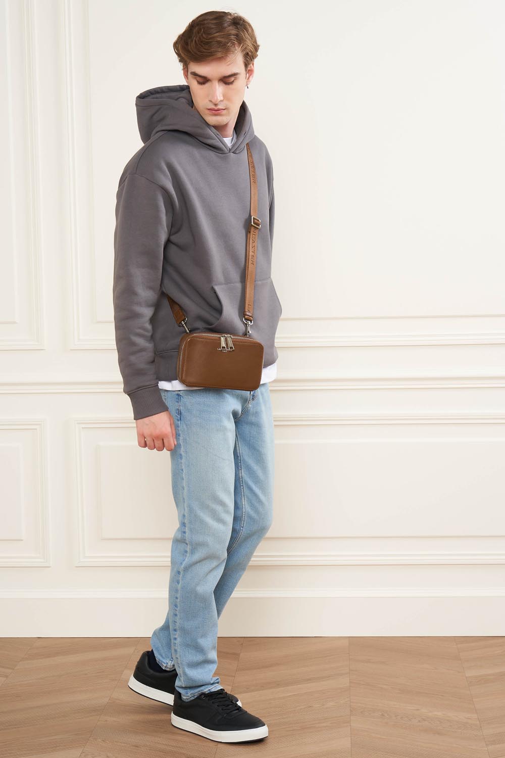 mini sacoche - paris homme #couleur_marron