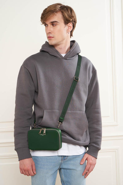 mini sacoche - paris homme #couleur_vert-fort