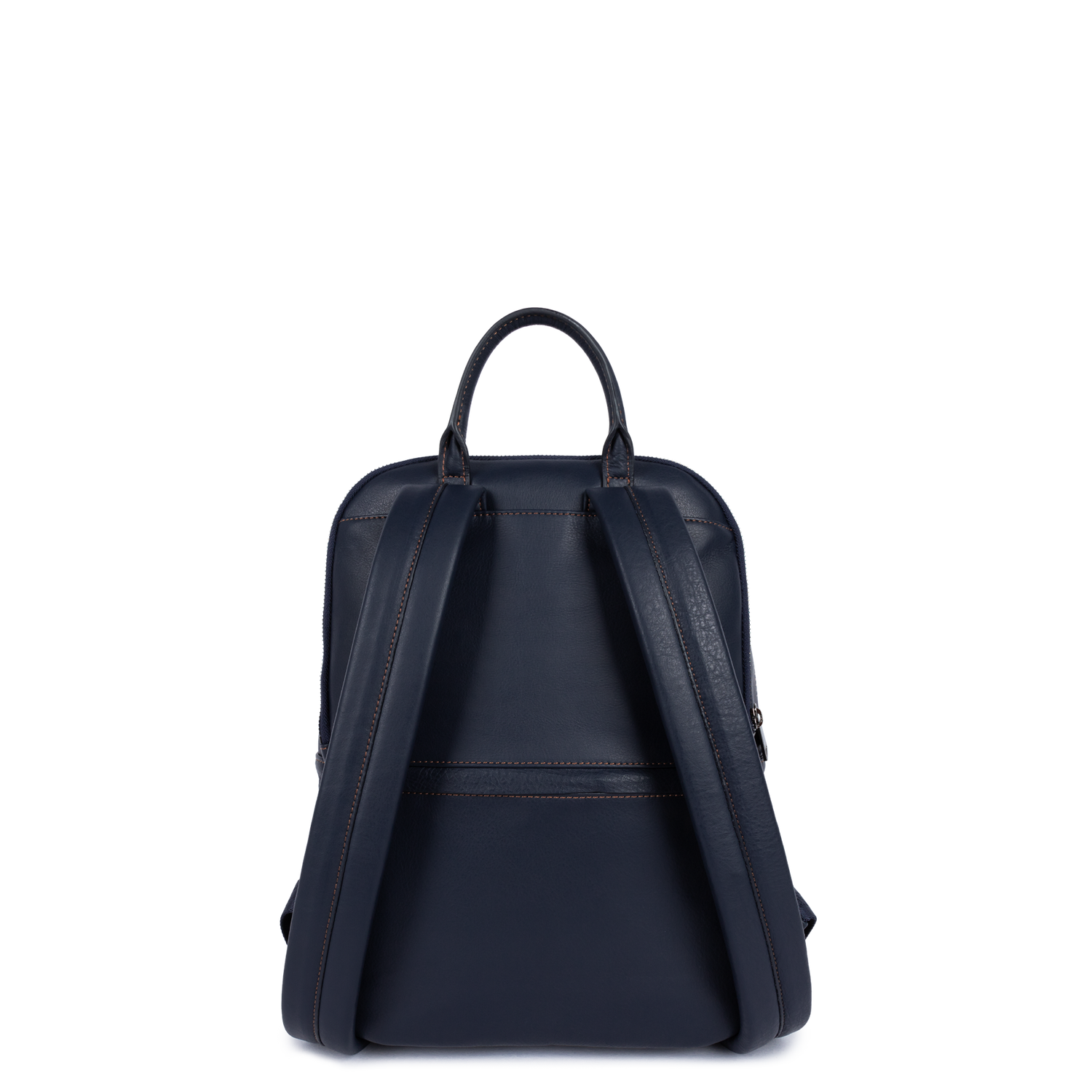 blue one handle backpack leather vintage paris Backpack
