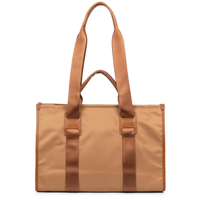grand sac cabas épaule - basic faculty #couleur_camel