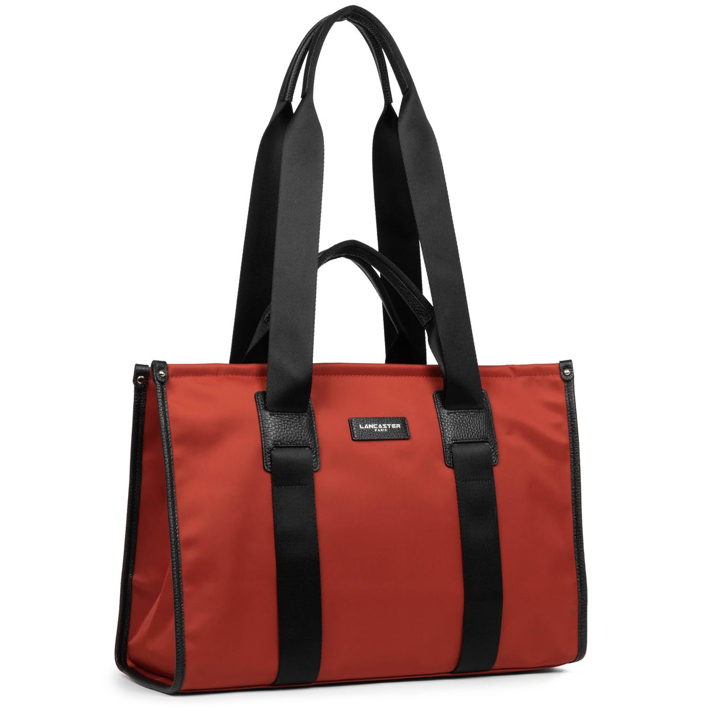grand sac cabas épaule - basic faculty #couleur_carmin