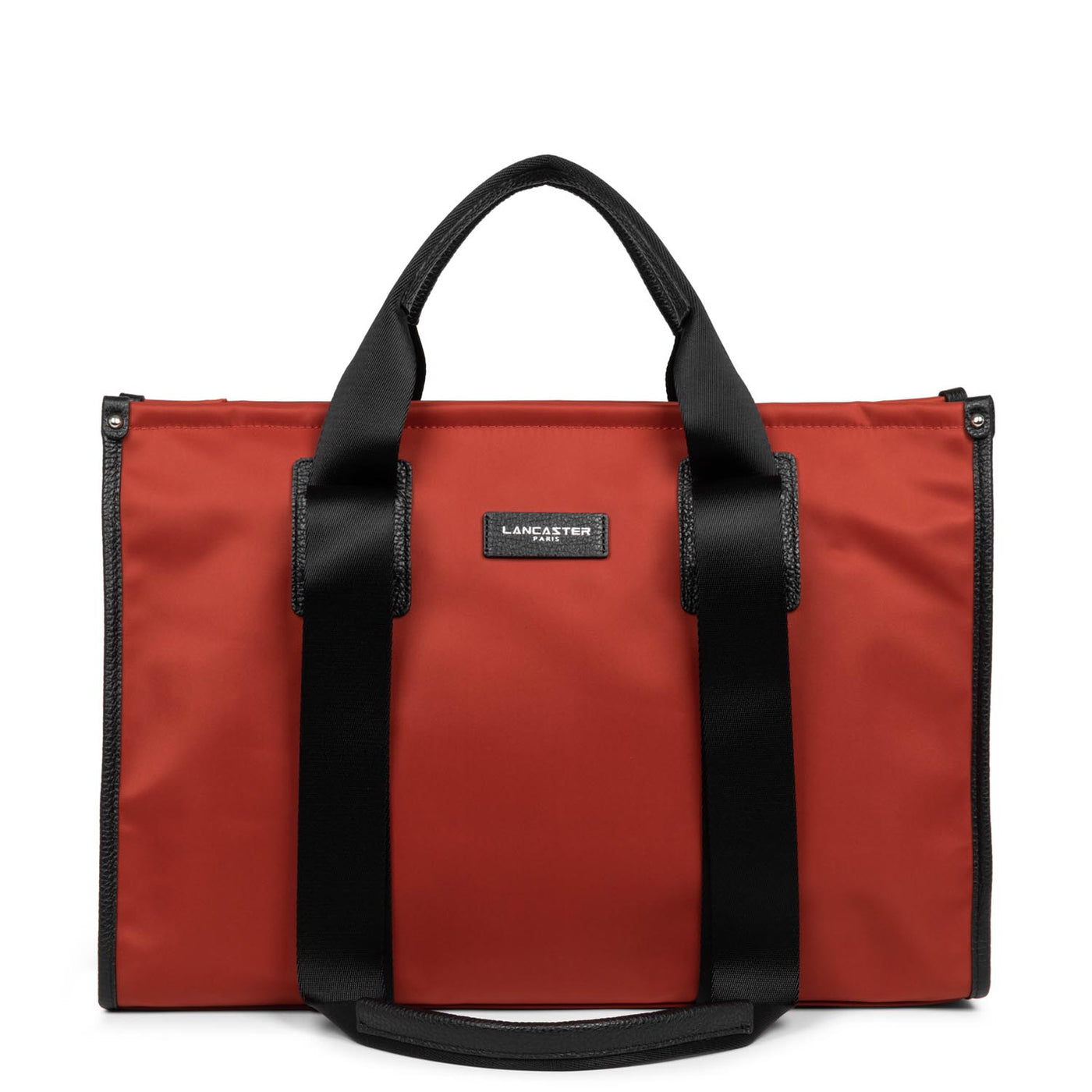 grand sac cabas épaule - basic faculty #couleur_carmin