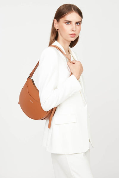 sac demi lune - suave ace #couleur_camel