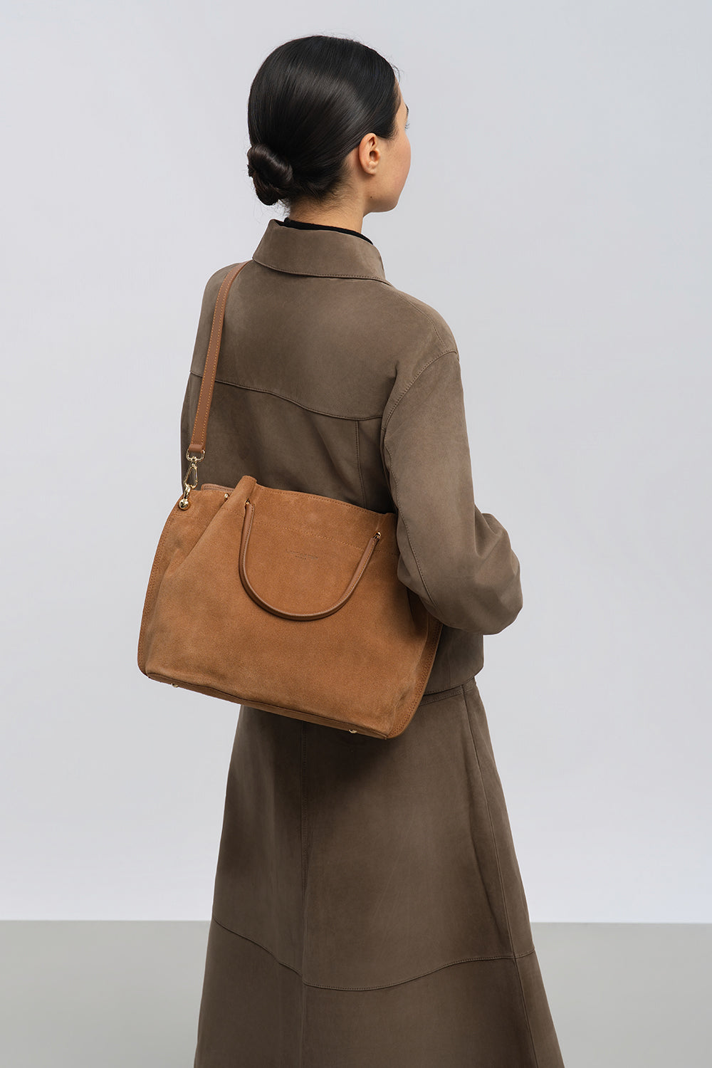 grand sac à main - suède louisa 