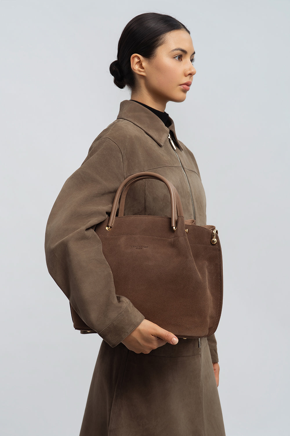 grand sac à main - suède louisa 