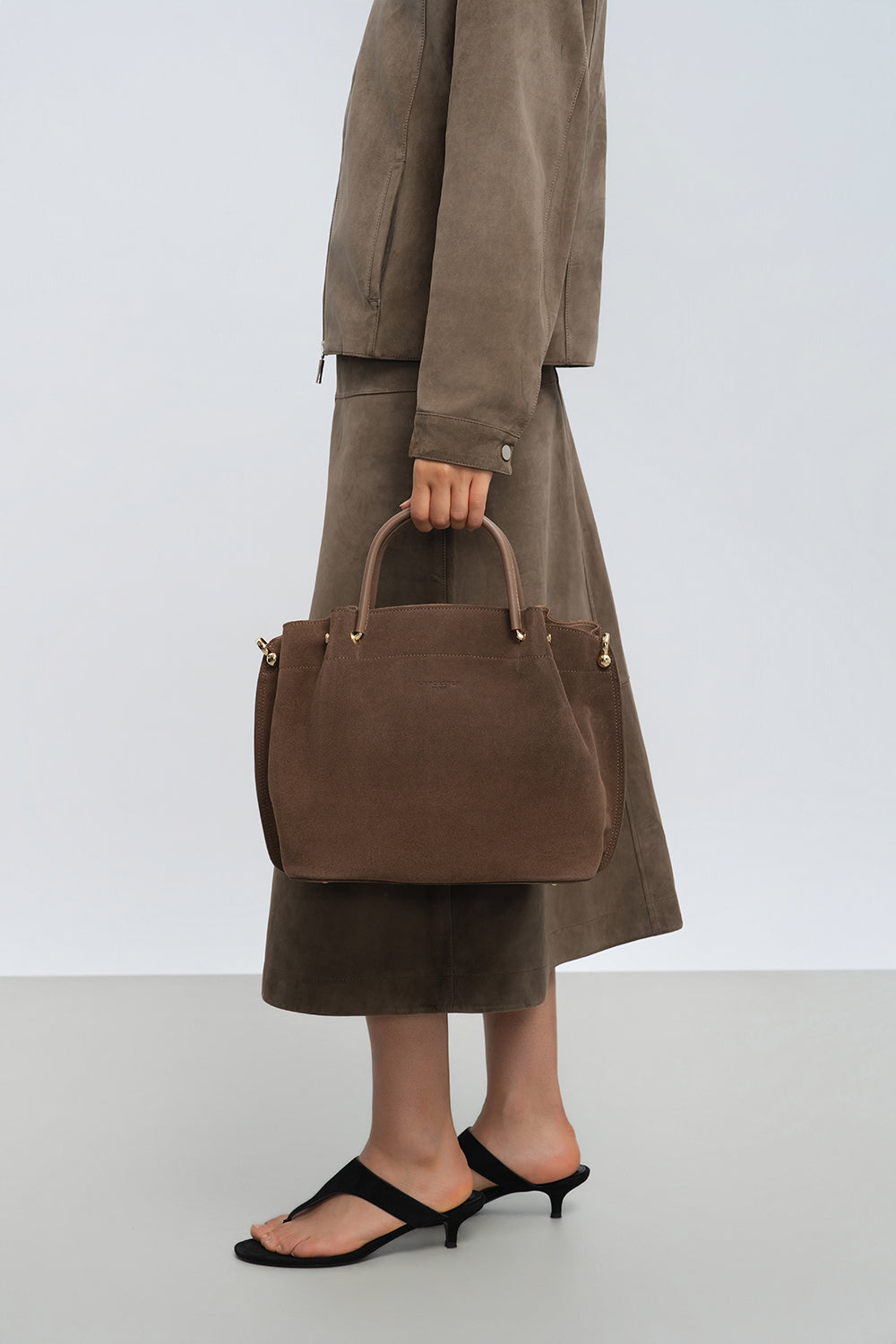 grand sac à main - suède louisa 