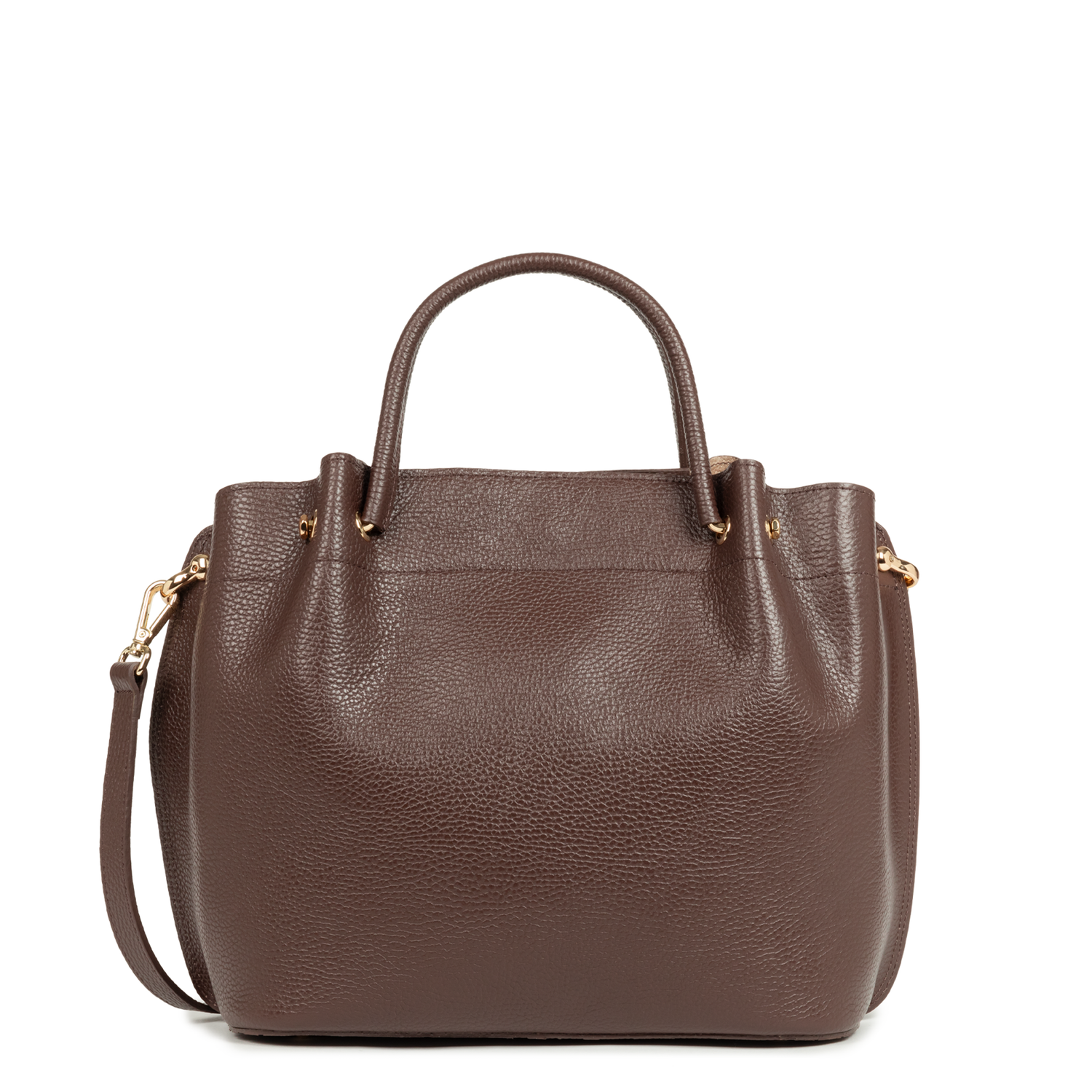 grand sac à main - foulonné double 