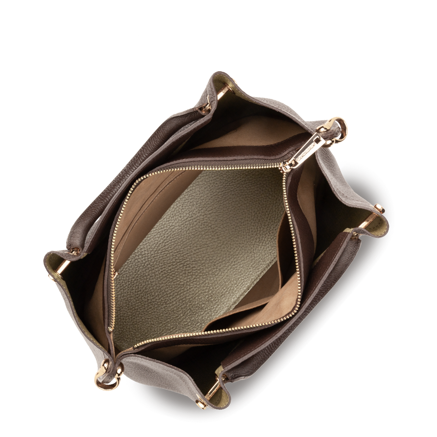 grand sac à main - foulonné double 