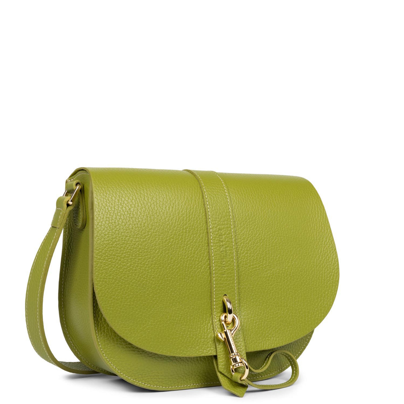 sac besace - foulonné double hook #couleur_olive-in-cleri