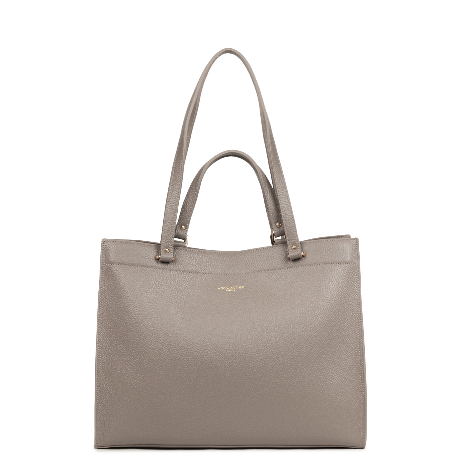 très grand sac cabas épaule - foulonné double daily 