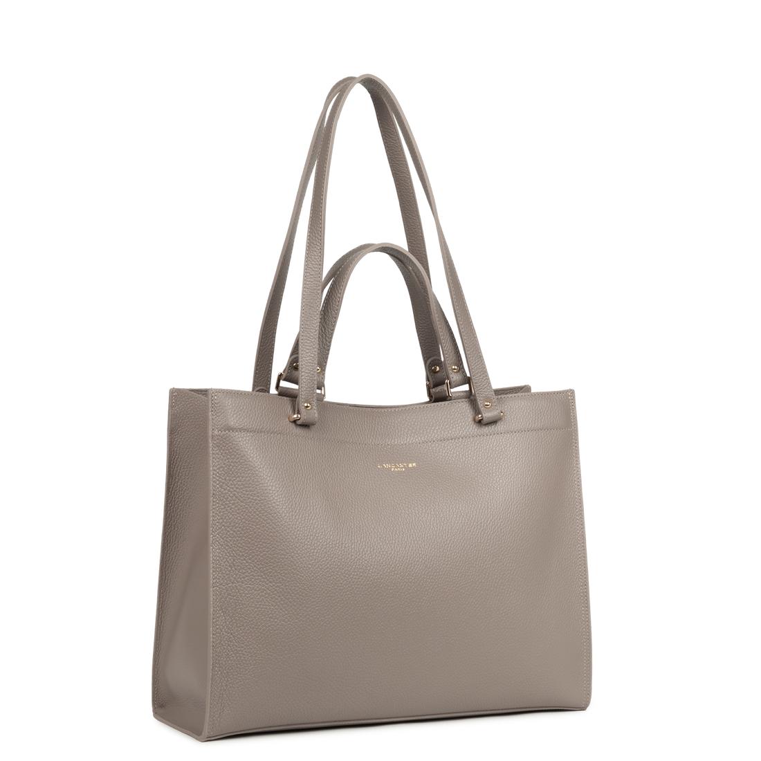 très grand sac cabas épaule - foulonné double daily 