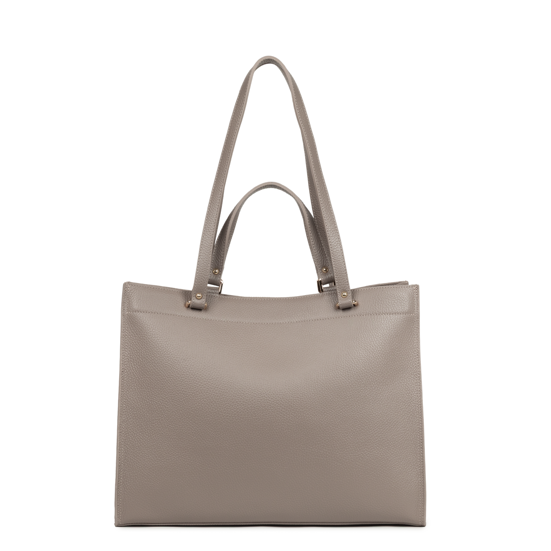 très grand sac cabas épaule - foulonné double daily 
