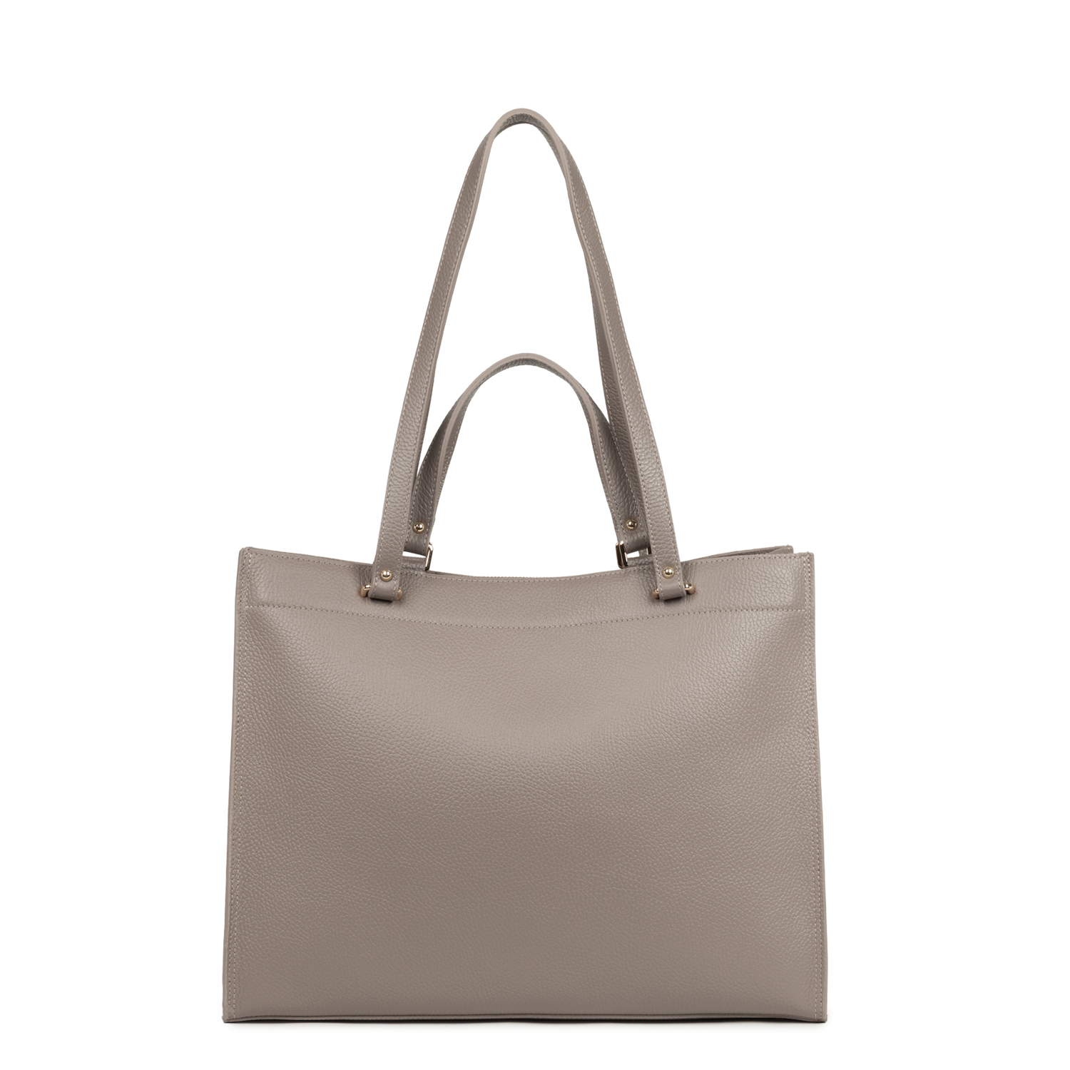 très grand sac cabas épaule - foulonné double daily 