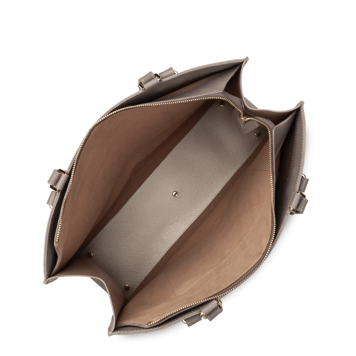 très grand sac cabas épaule - foulonné double daily 