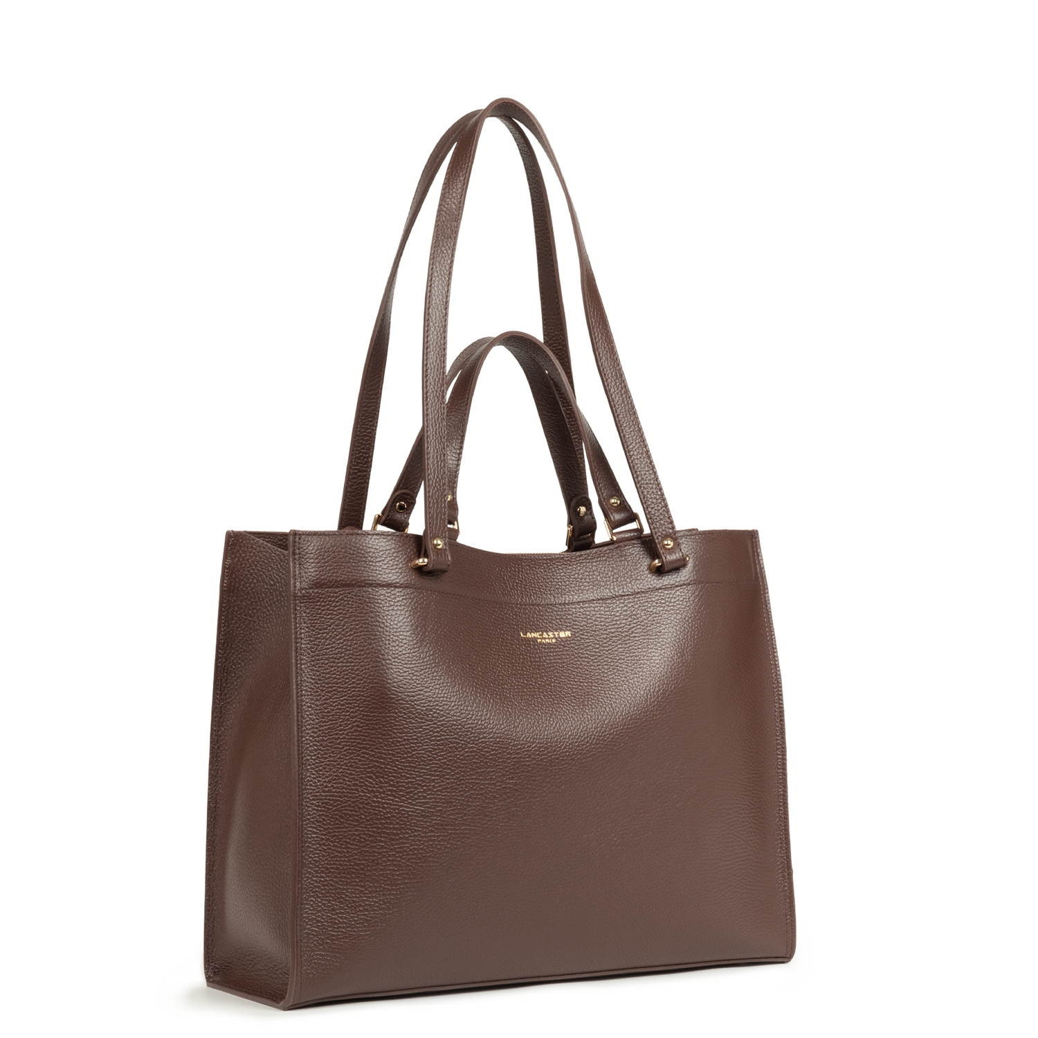 très grand sac cabas épaule - foulonné double daily 