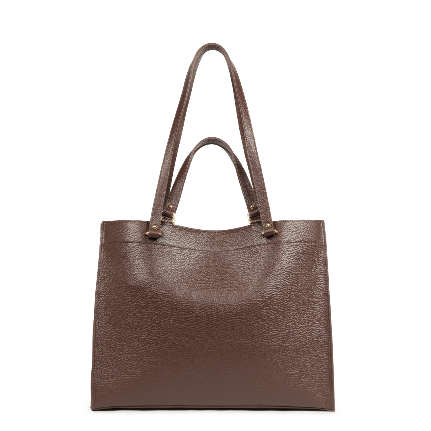 très grand sac cabas épaule - foulonné double daily 