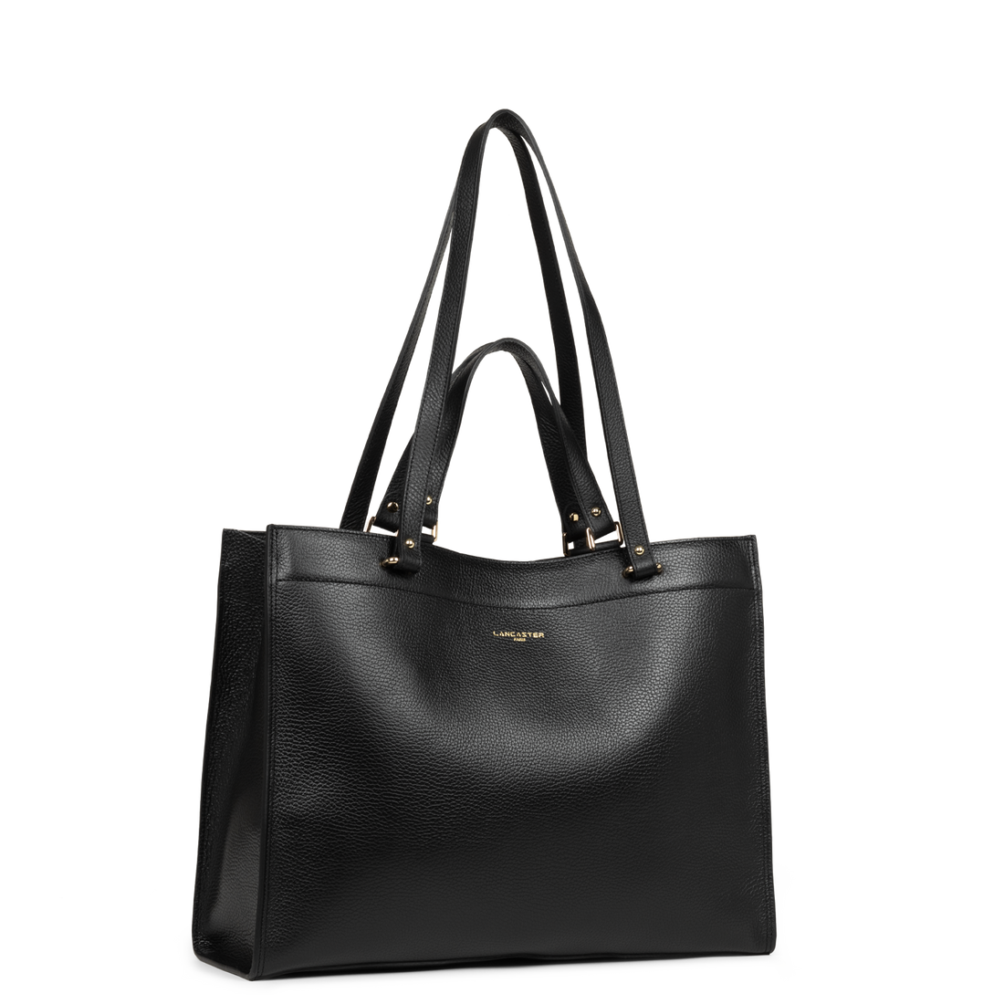 très grand sac cabas épaule - foulonné double 