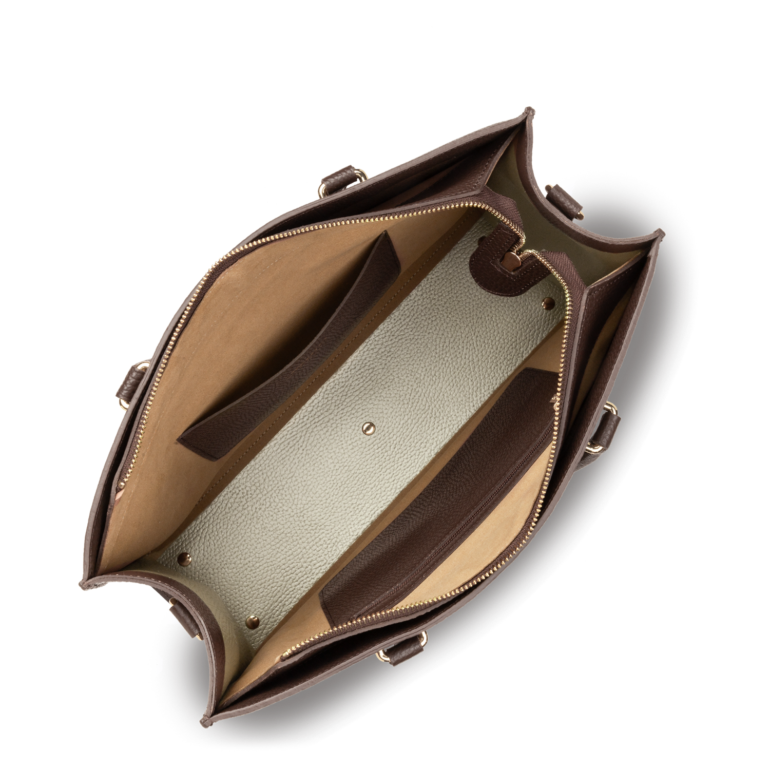 grand sac cabas main - foulonné double daily 